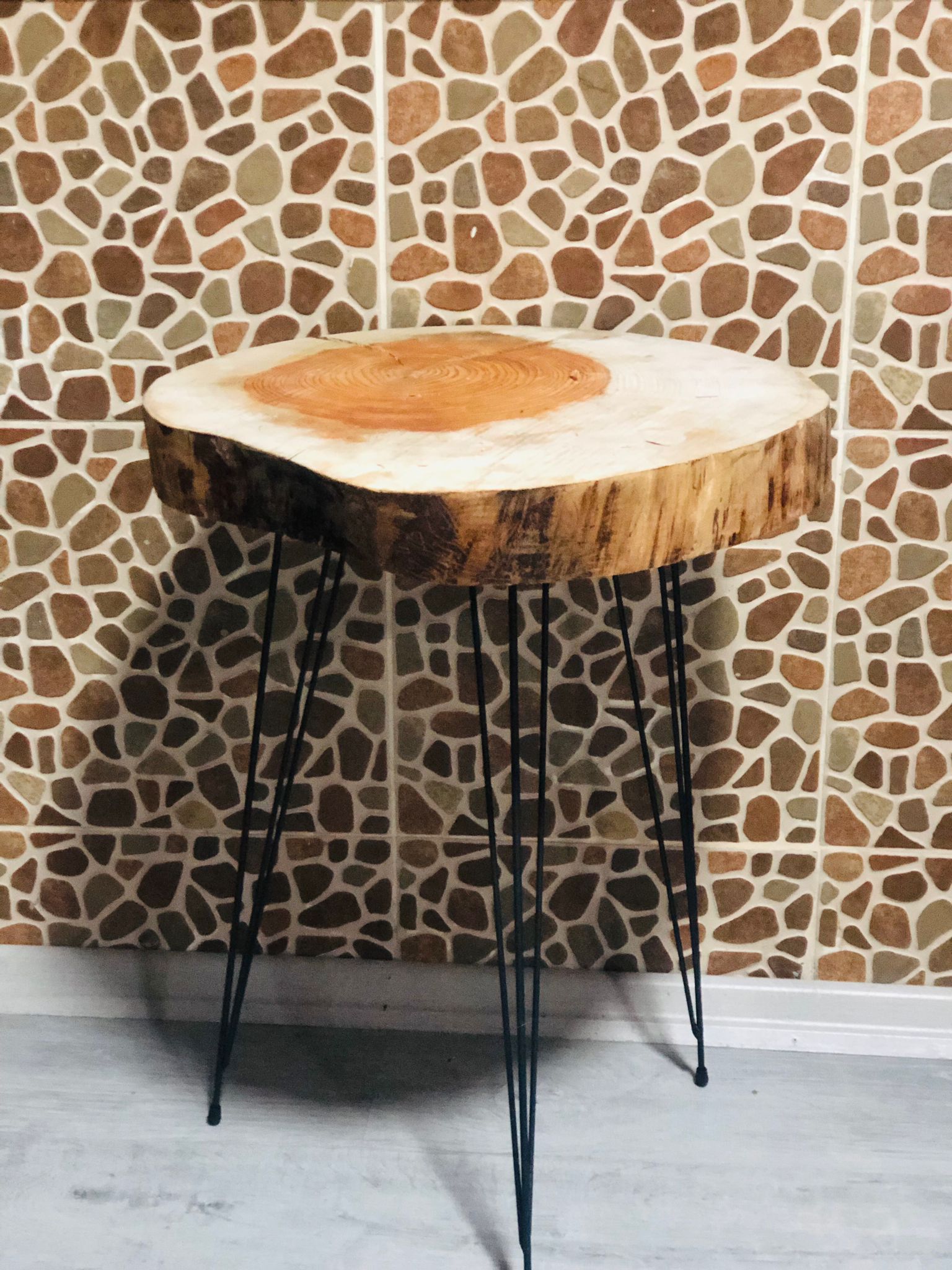 Ahşap Kütük Sehpa - Görsel 3