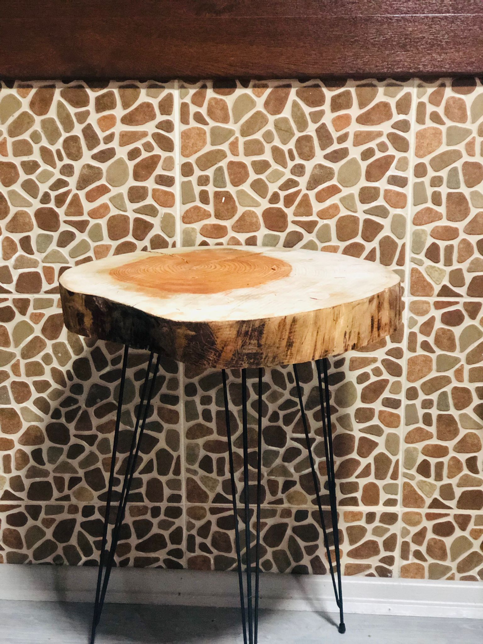 Ahşap Kütük Sehpa - Görsel 2